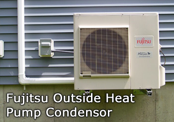 Fujitsu Outside Heat Pump Condensor